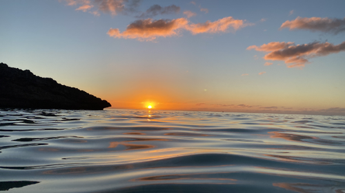 A Velvety Sunset over Little Bay