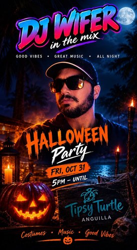 Tipsy Turtle's Halloween Party — Friday, October 31 from 5:00 PM